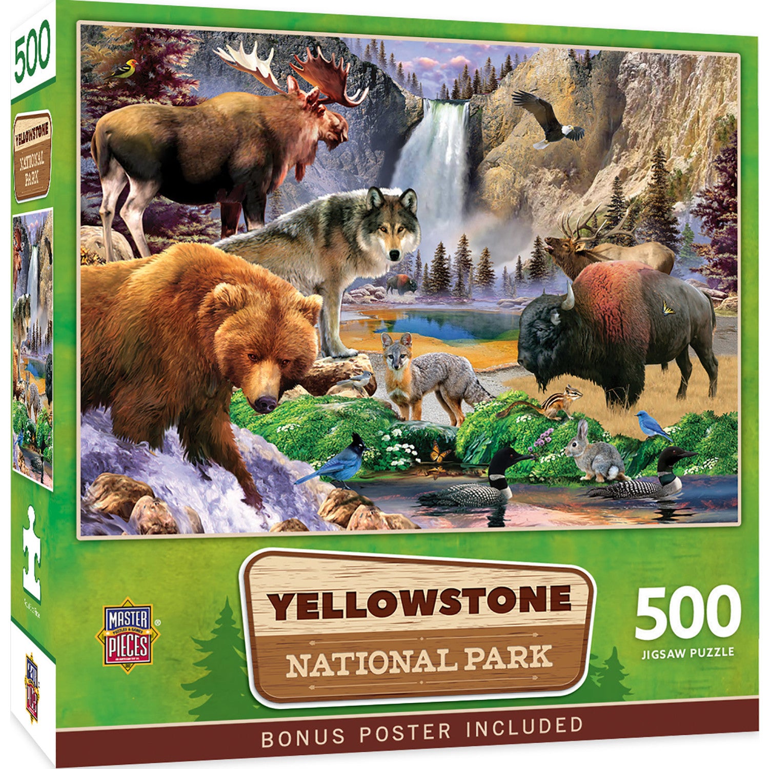 Yellowstone National Park 500 Piece Jigsaw Puzzle