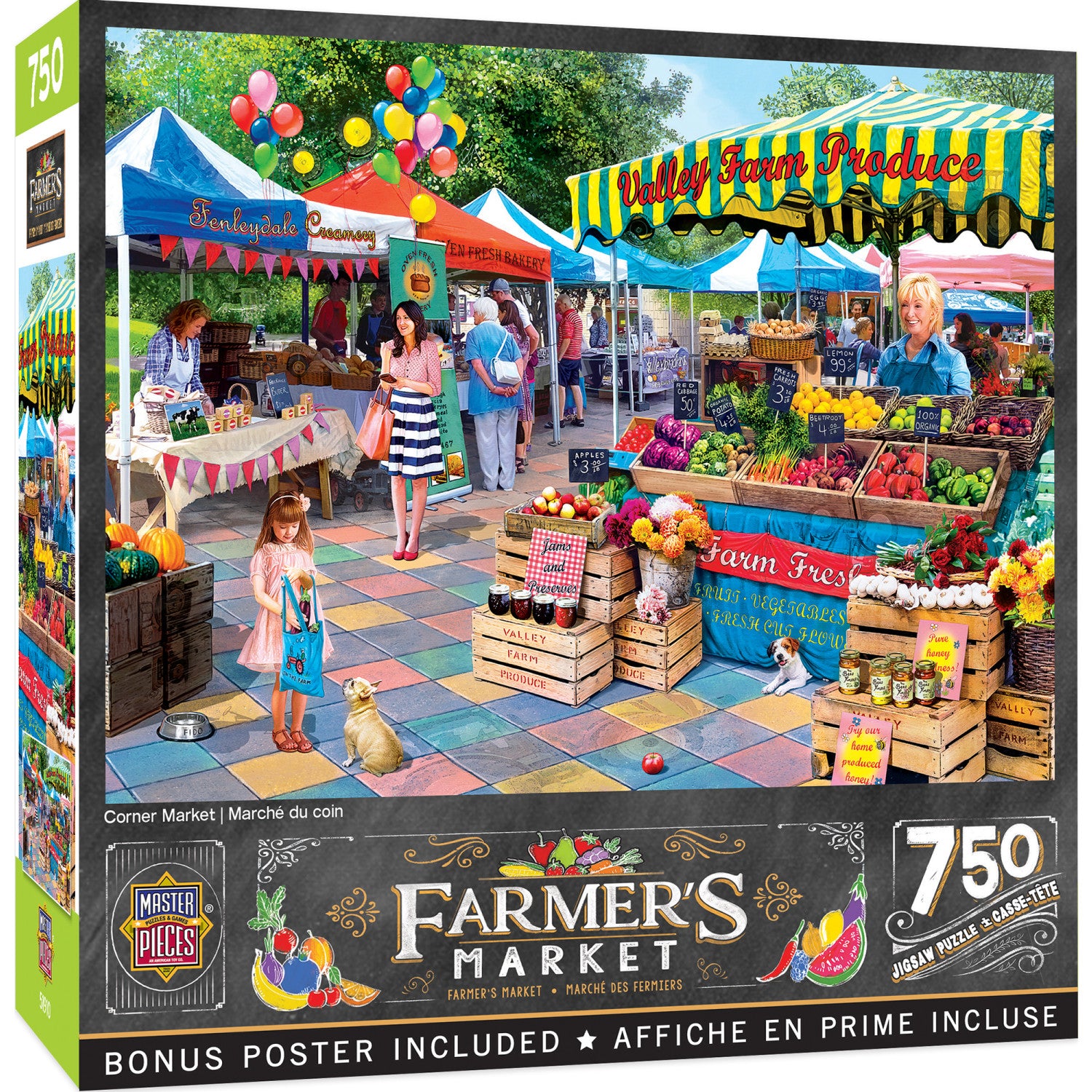 Farmer's Market - Corner Market 750 Piece Jigsaw Puzzle