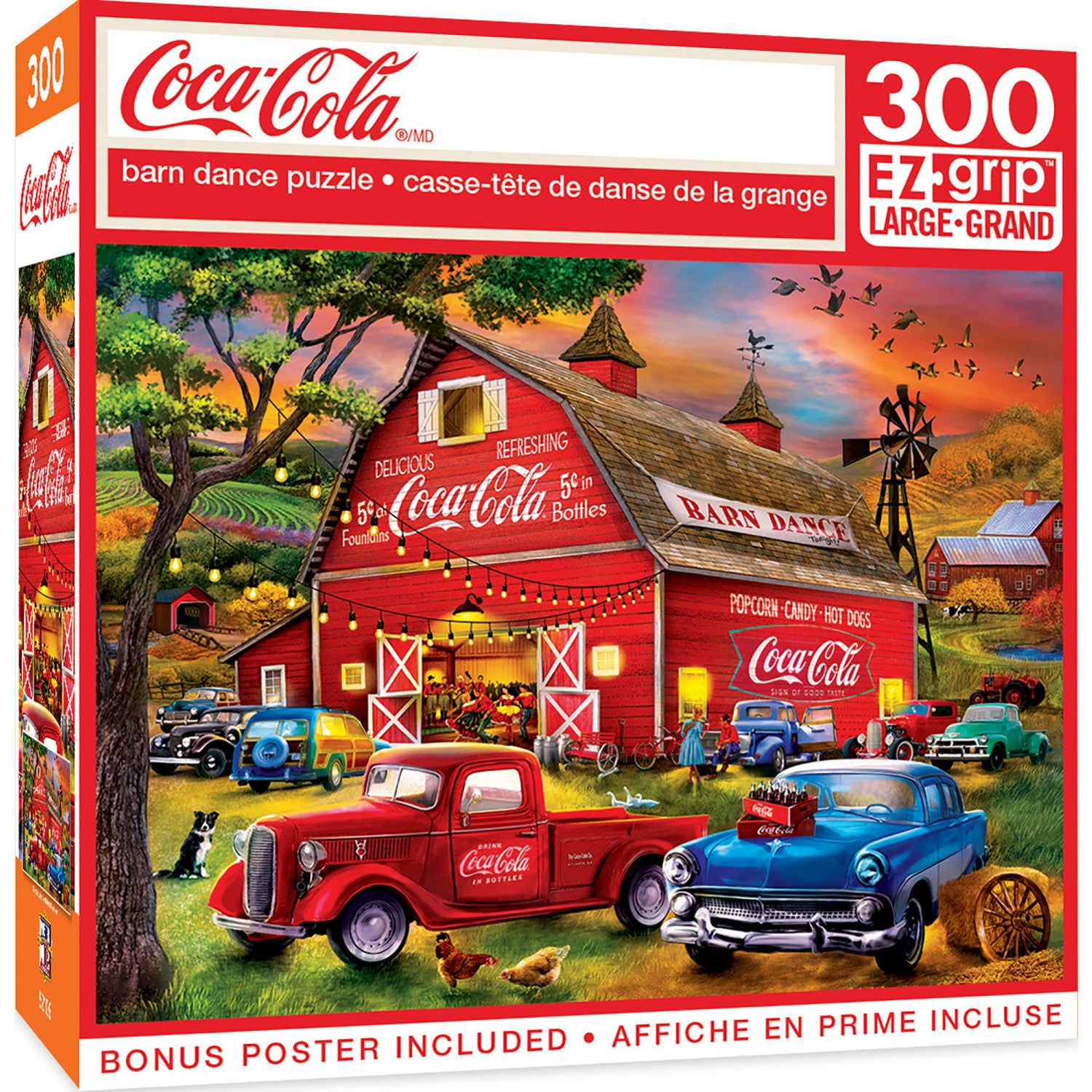 Coca-Cola - Barn Dance 300 Piece EZ Grip Jigsaw Puzzle