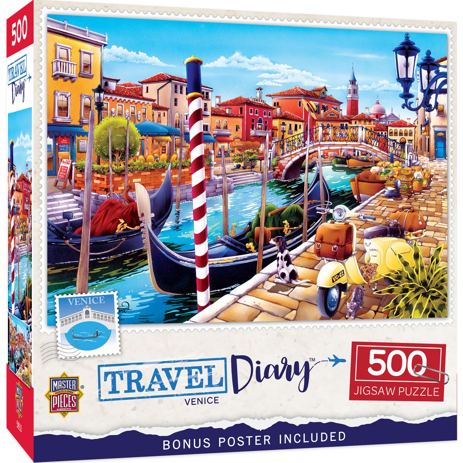 Travel Diary - Venice 500 Piece Jigsaw Puzzle
