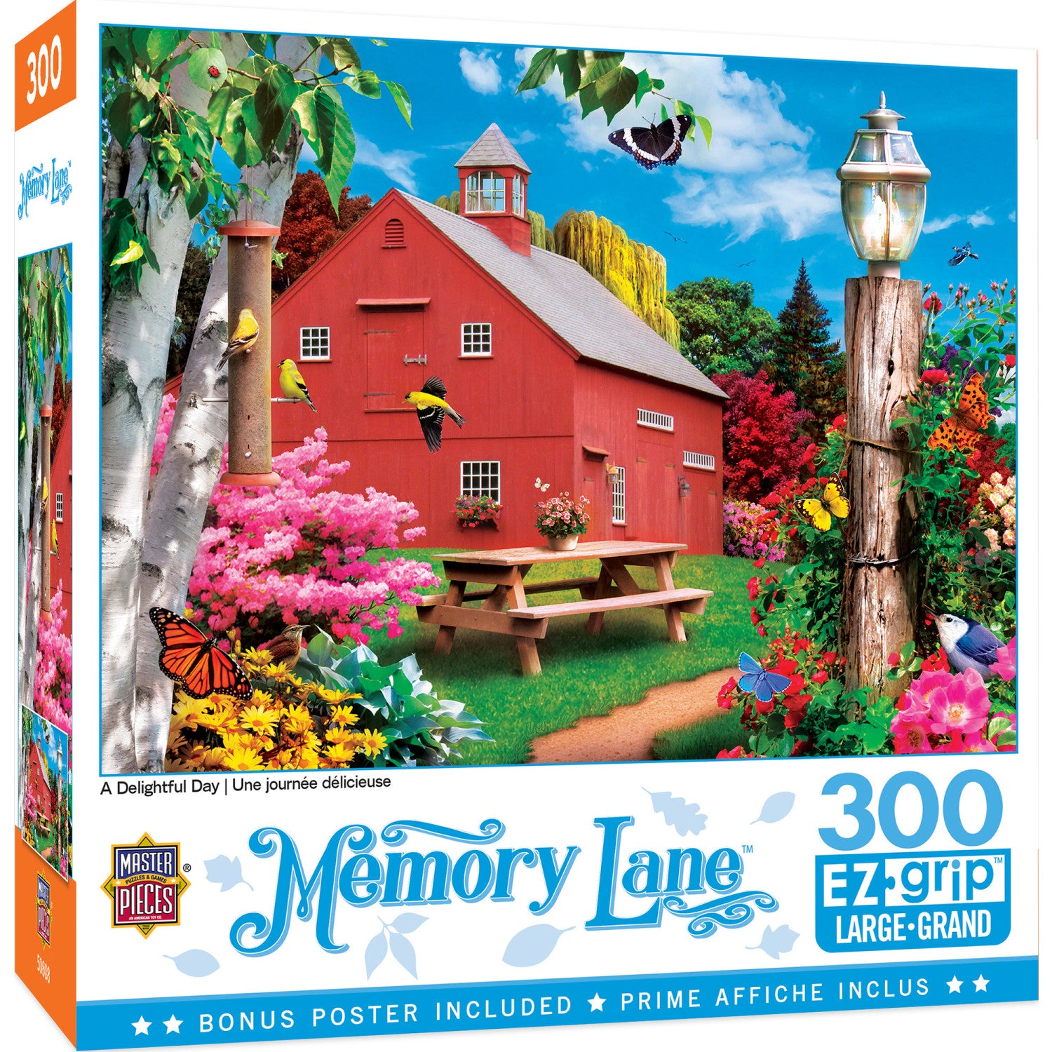 Memory Lane - A Delightful Day 300 Piece EZ Grip Jigsaw Puzzle