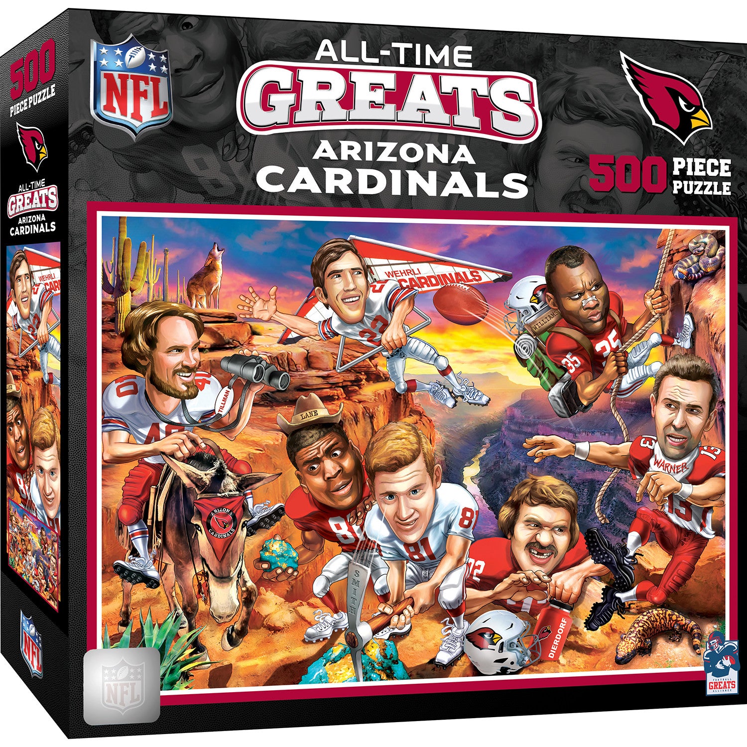 Arizona Cardinals - All Time Greats 500 Piece Jigsaw Puzzle
