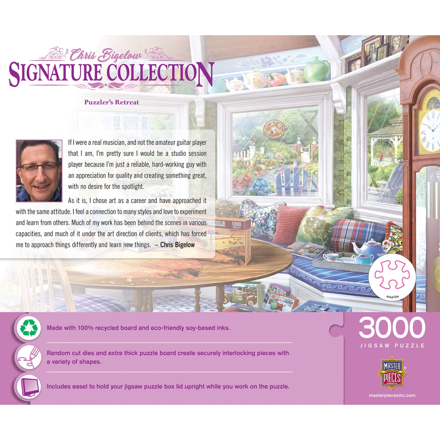Signature Collection - Puzzler's Retreat 3000 Piece Jigsaw Puzzle