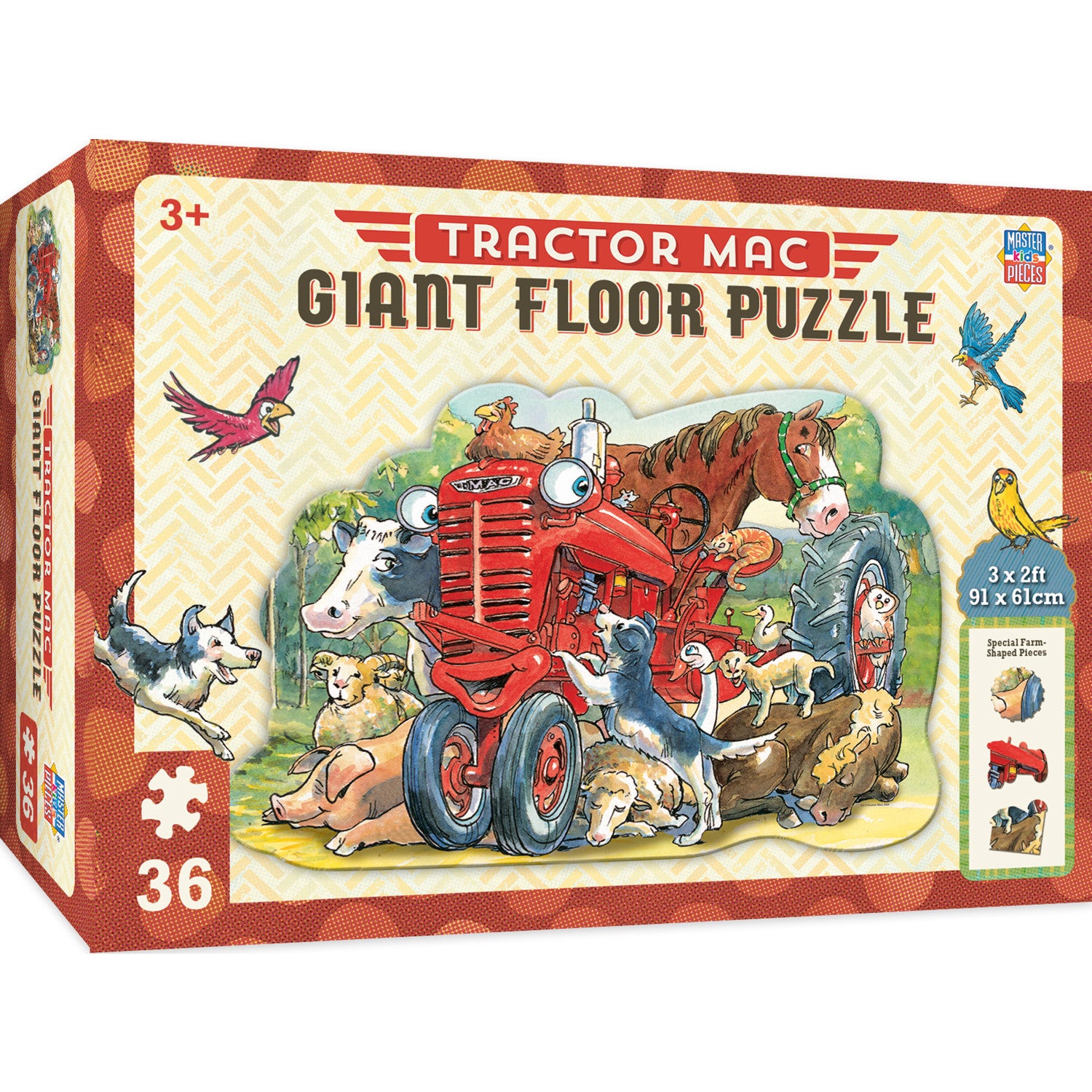 Tractor Mac 36 Piece Floor Jigsaw Puzzle