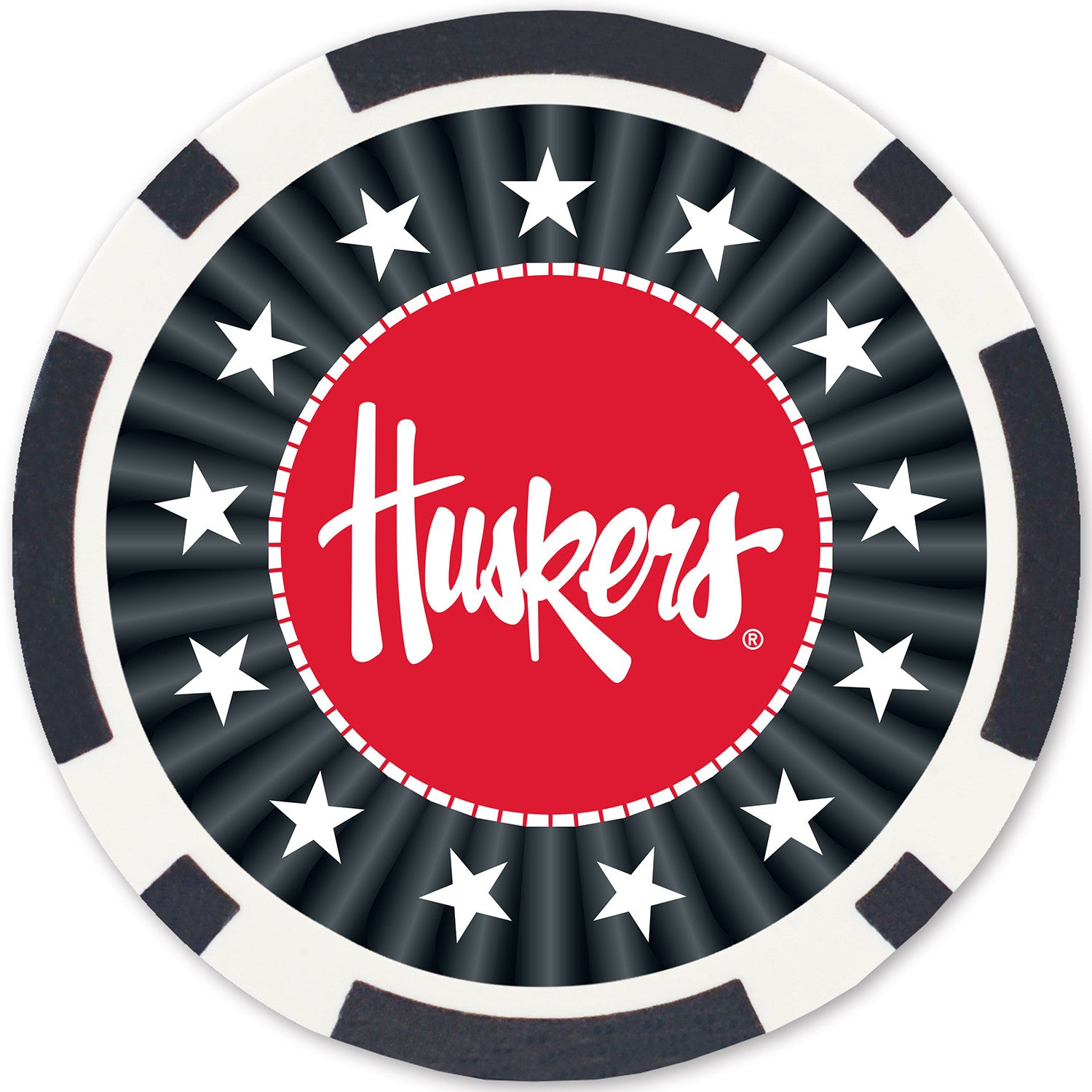 Nebraska Cornhuskers 100 Piece Poker Chips