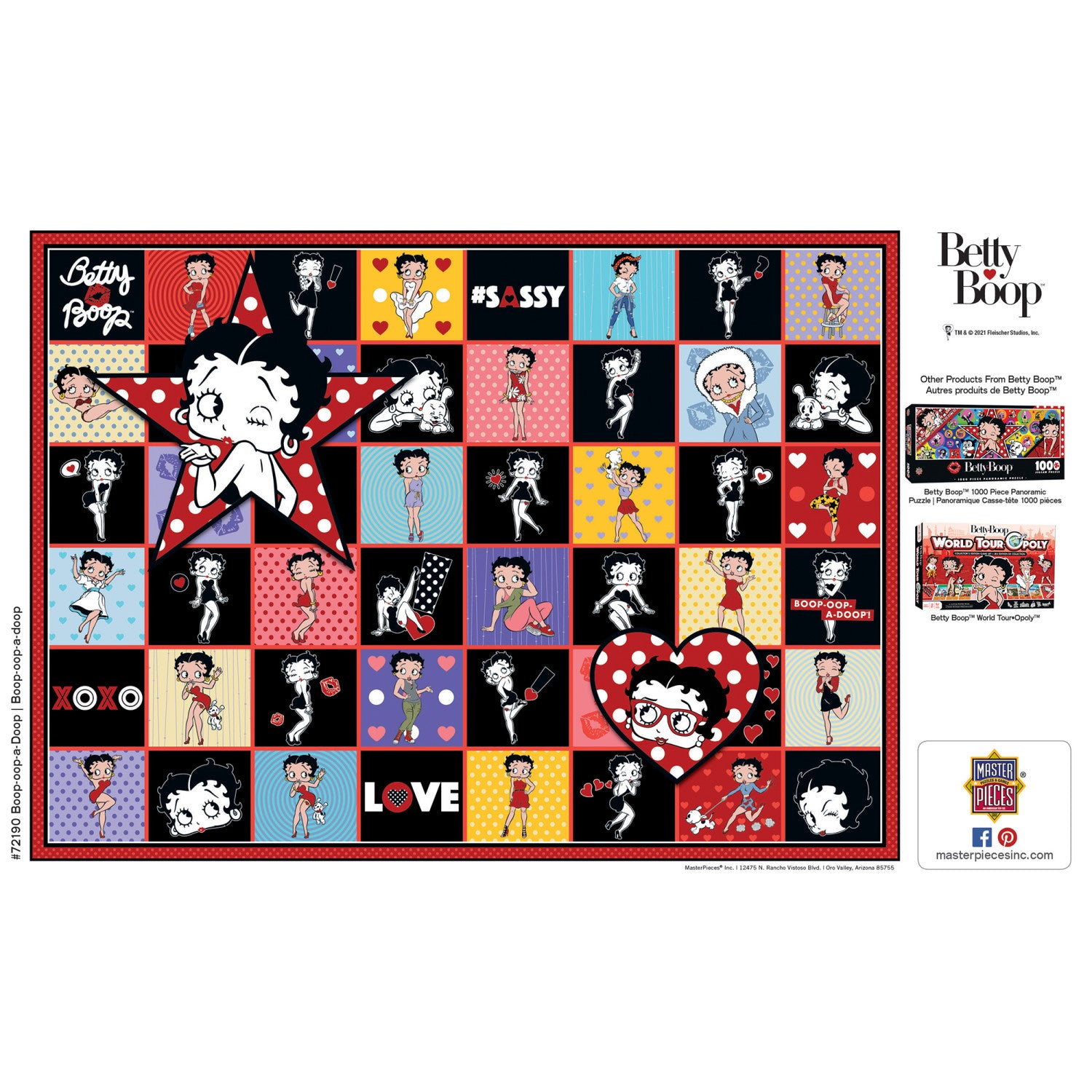 Betty Boop - Boop-oop-a-Doop 1000 Piece Jigsaw Puzzle