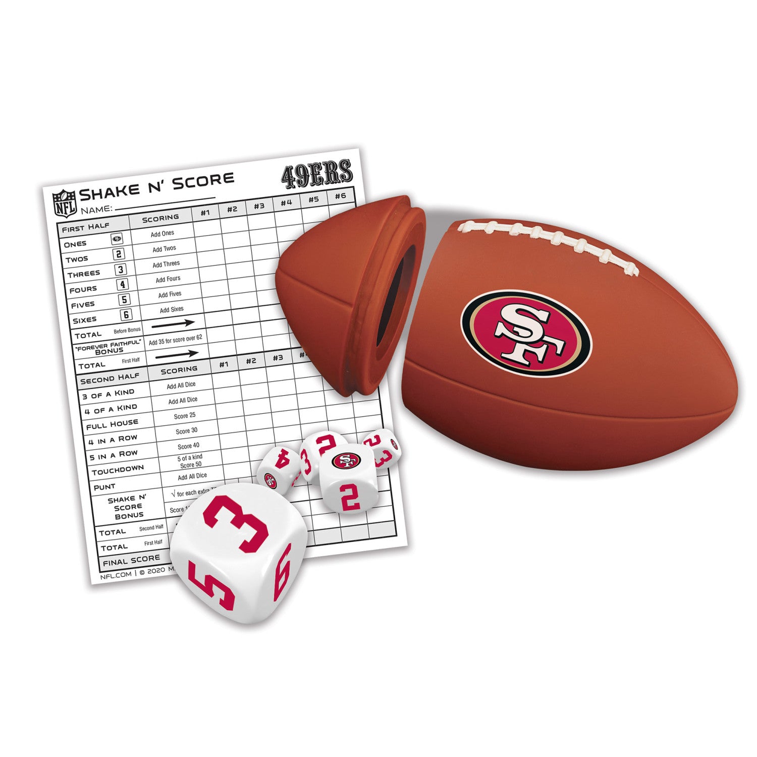 San Francisco 49ers NFL Shake N' Score
