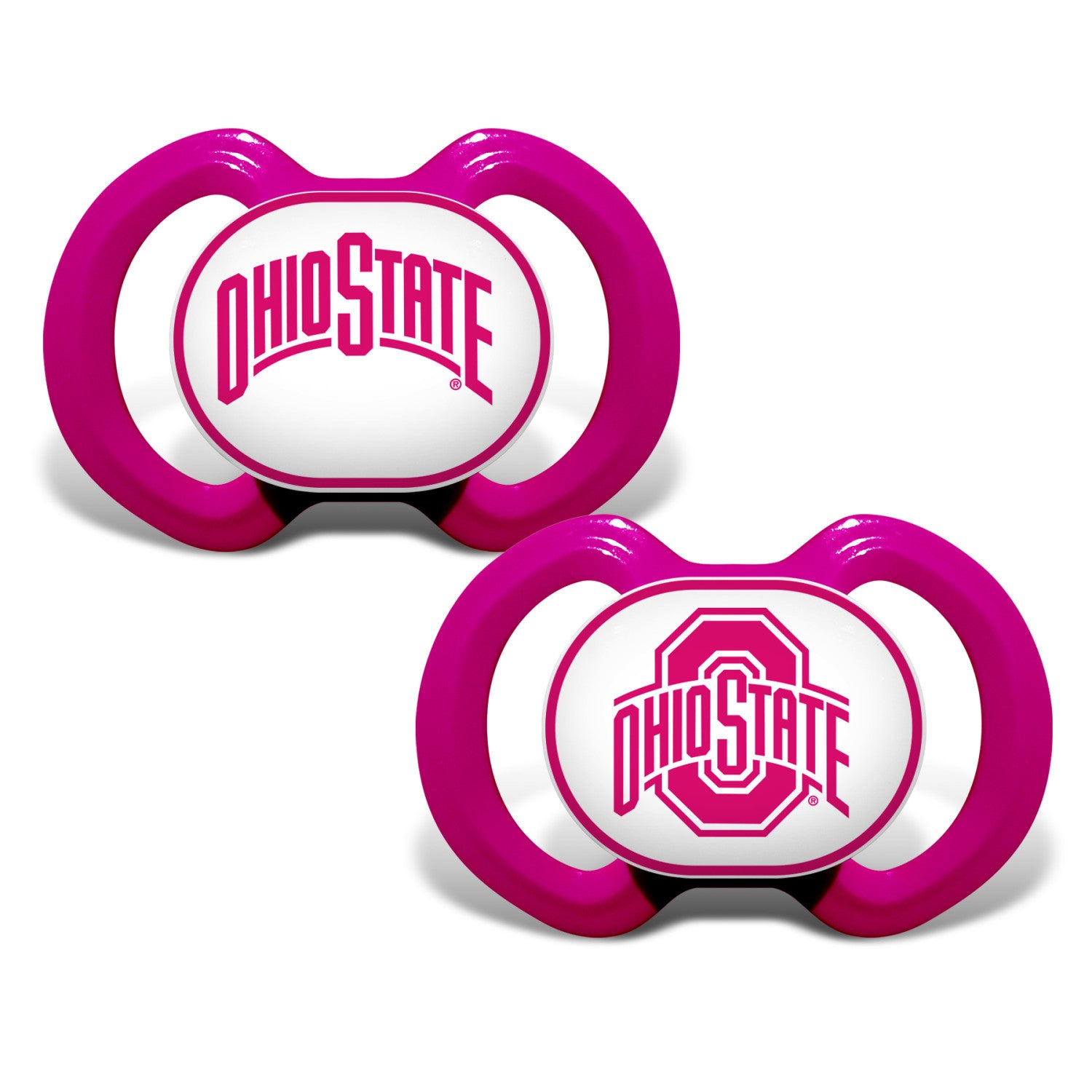 Ohio State Buckeyes - Pink Pacifier 2-Pack