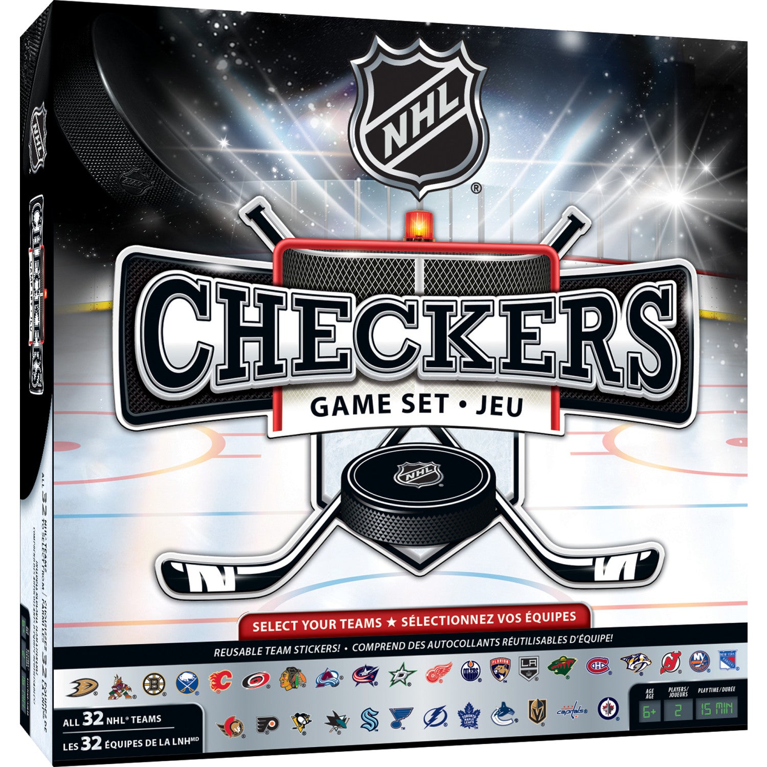 NHL - League Checkers Board Game