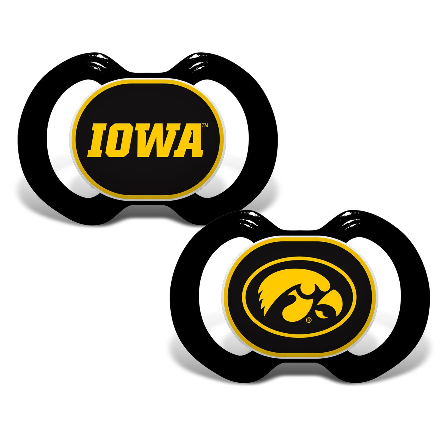 Iowa Hawkeyes - Pacifier 2-Pack