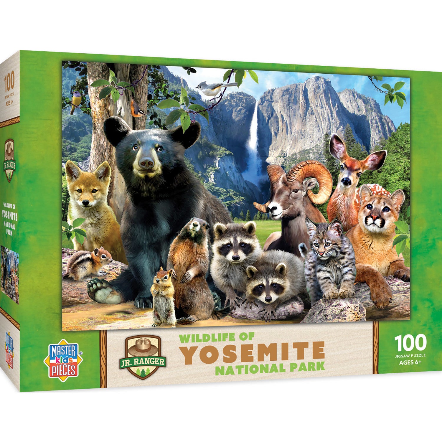 Wildlife of Yosemite National Park - 100 Piece Jigsaw Puzzle