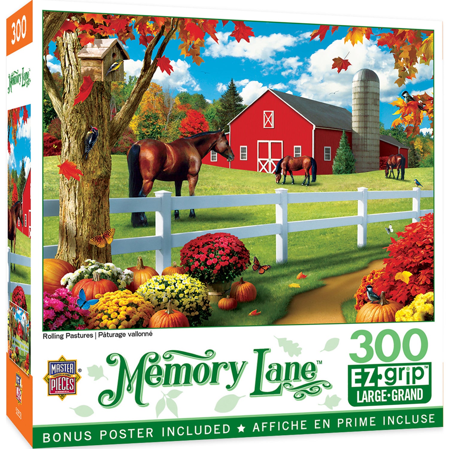 Memory Lane - Rolling Pastures 300 Piece EZ Grip Jigsaw Puzzle