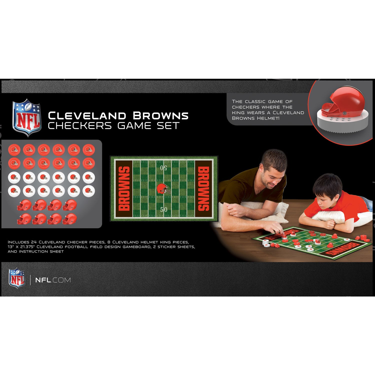 Cleveland Browns Checkers Board Game