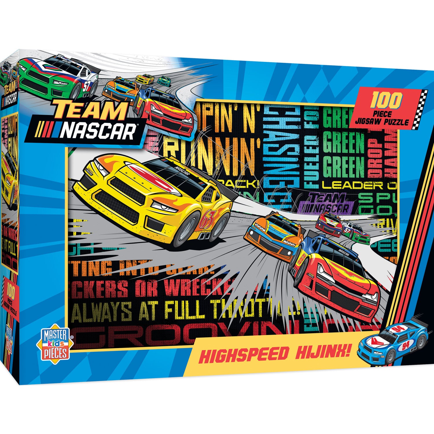 NASCAR - Highspeed Hijinx 100 Piece Jigsaw Puzzle