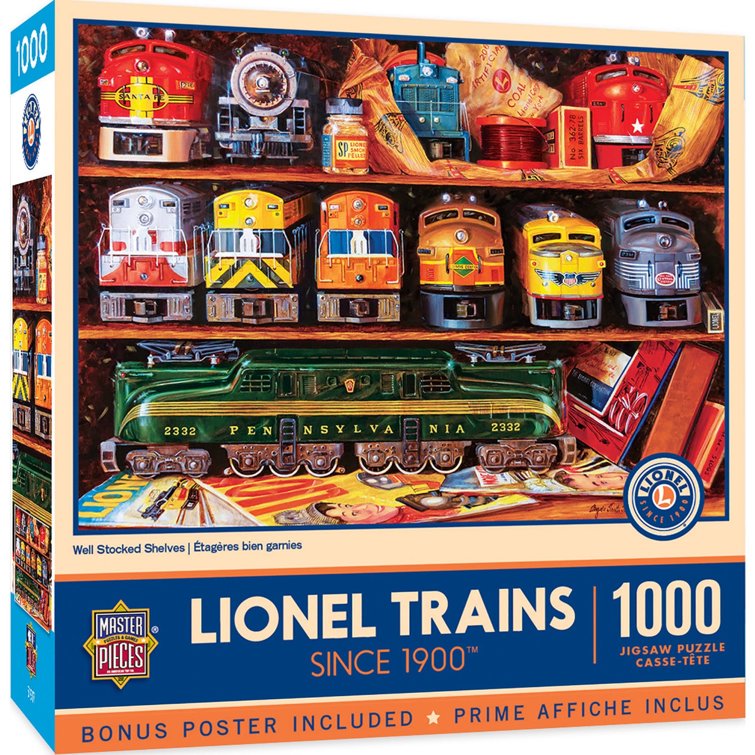 Lionel Trains - Well Stocked Shelves 1000 Piece Jigsaw Puzzle