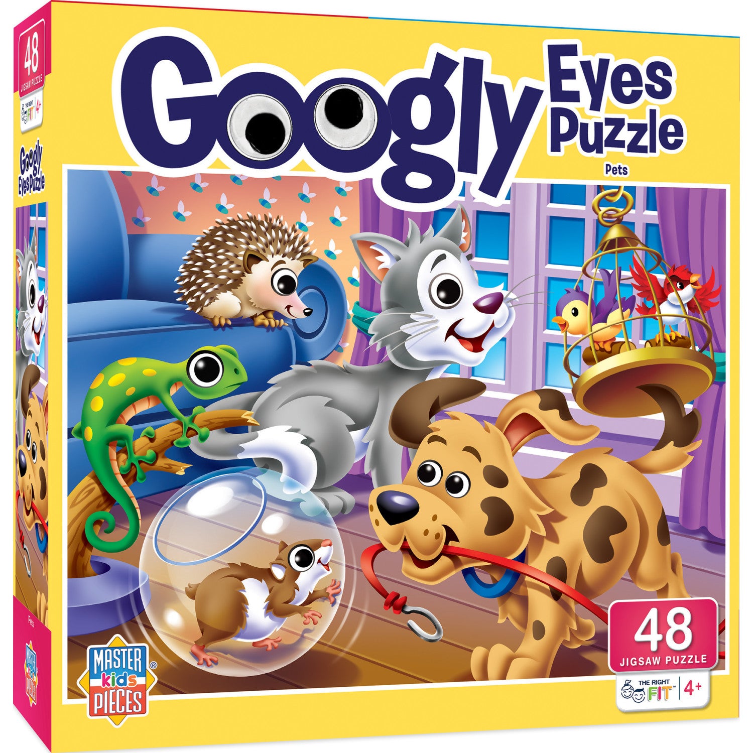 Googly Eyes - Pets 48 Piece Jigsaw Puzzle