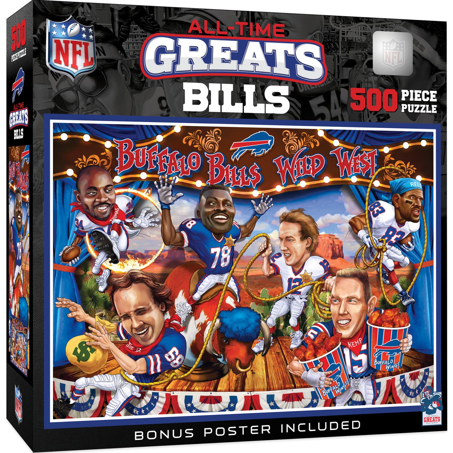 Buffalo Bills - All Time Greats 500 Piece Jigsaw Puzzle