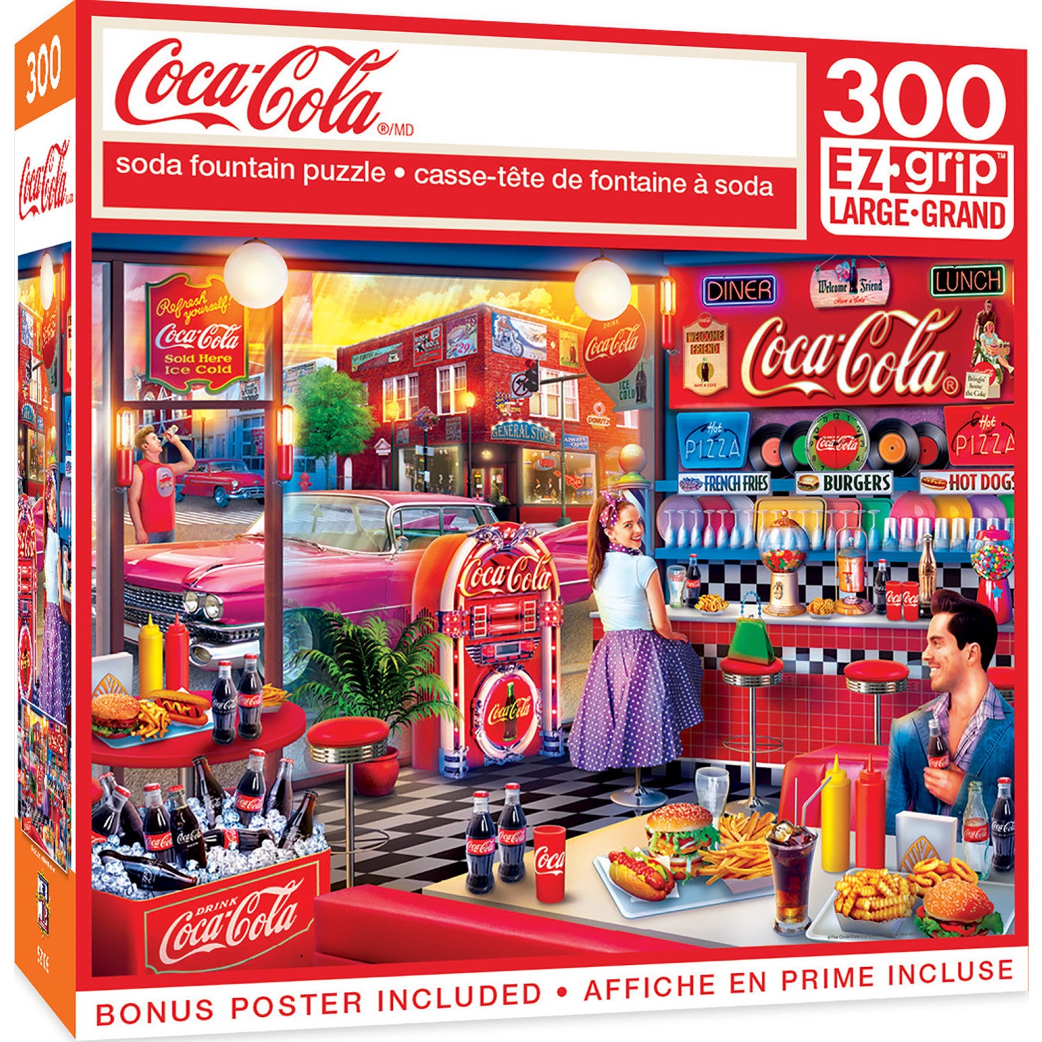 Coca-Cola - Soda Fountain 300 Piece EZ Grip Jigsaw Puzzle