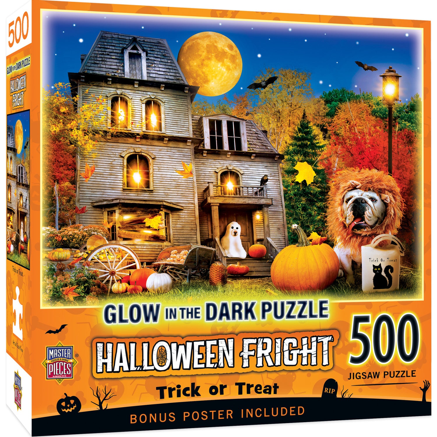 Glow in the Dark - Trick or Treat 500 Piece Jigsaw Puzzle