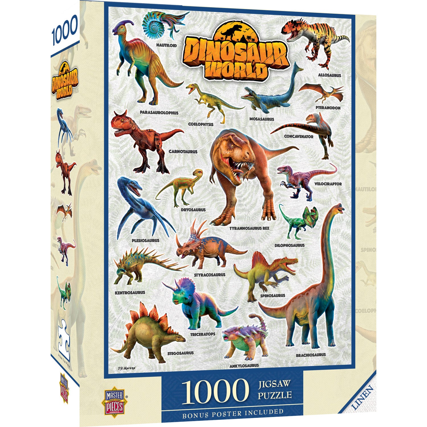 Dinosaur World 1000 Piece Jigsaw Puzzle