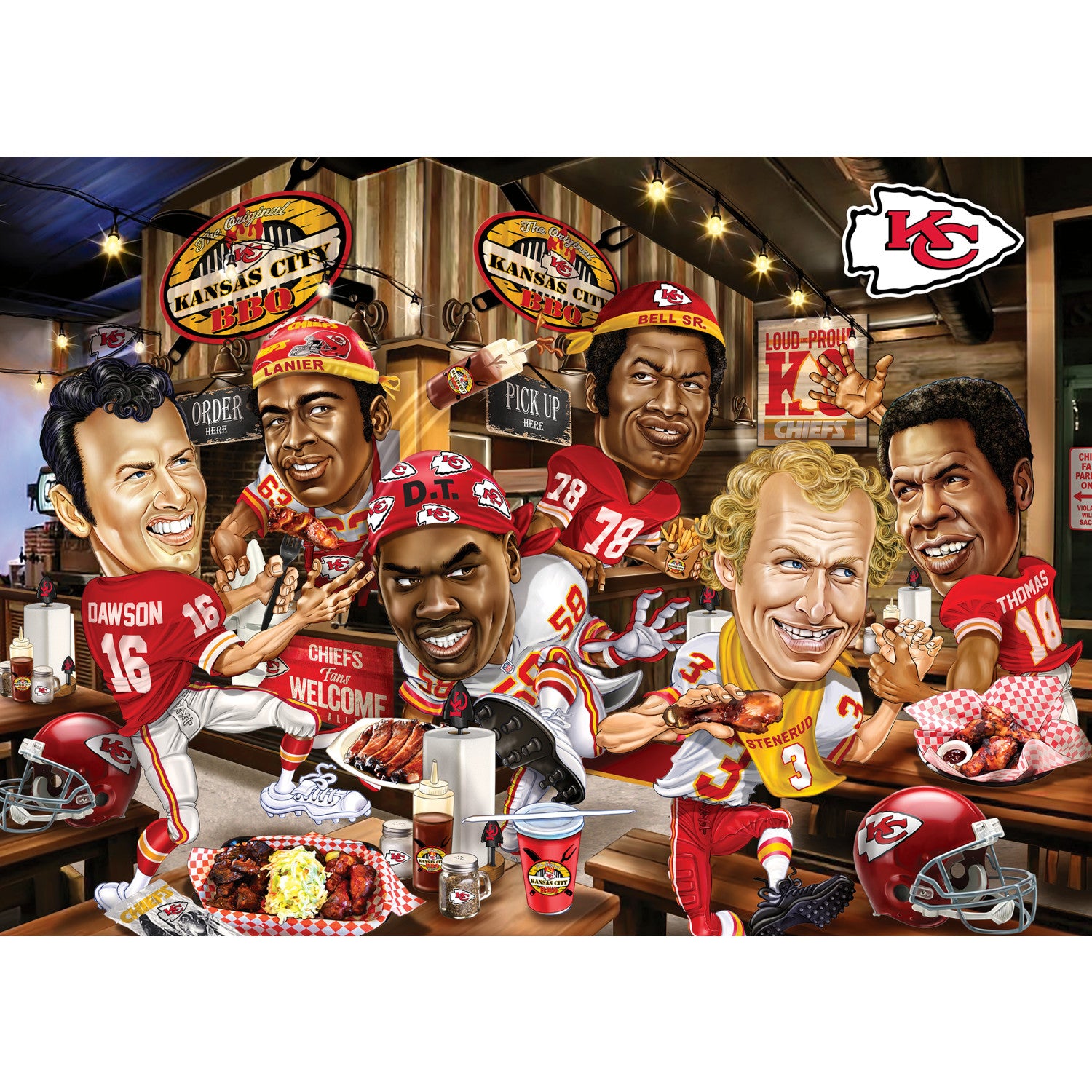 Kansas City Chiefs NFL All-Time Greats 500pc Puzzle
