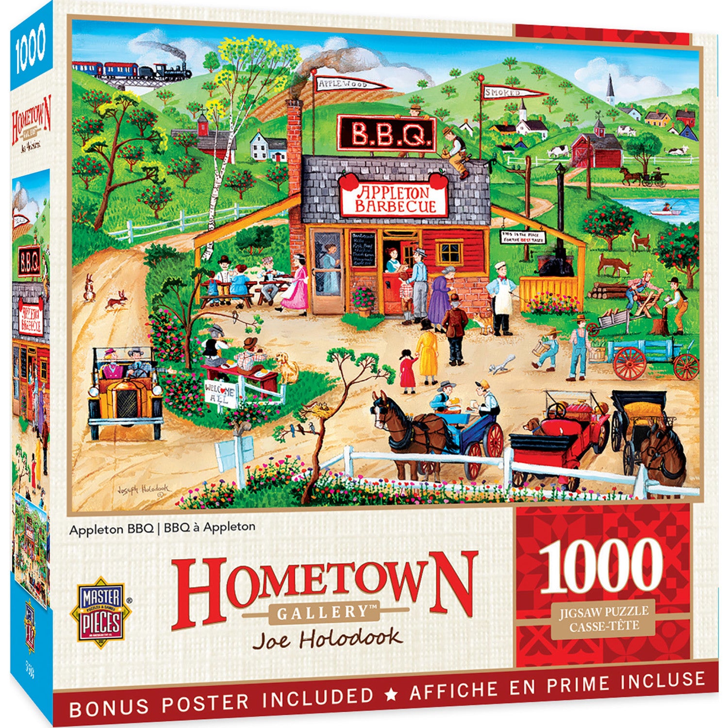 Hometown Gallery - Appleton BBQ 1000 Piece Jigsaw Puzzle