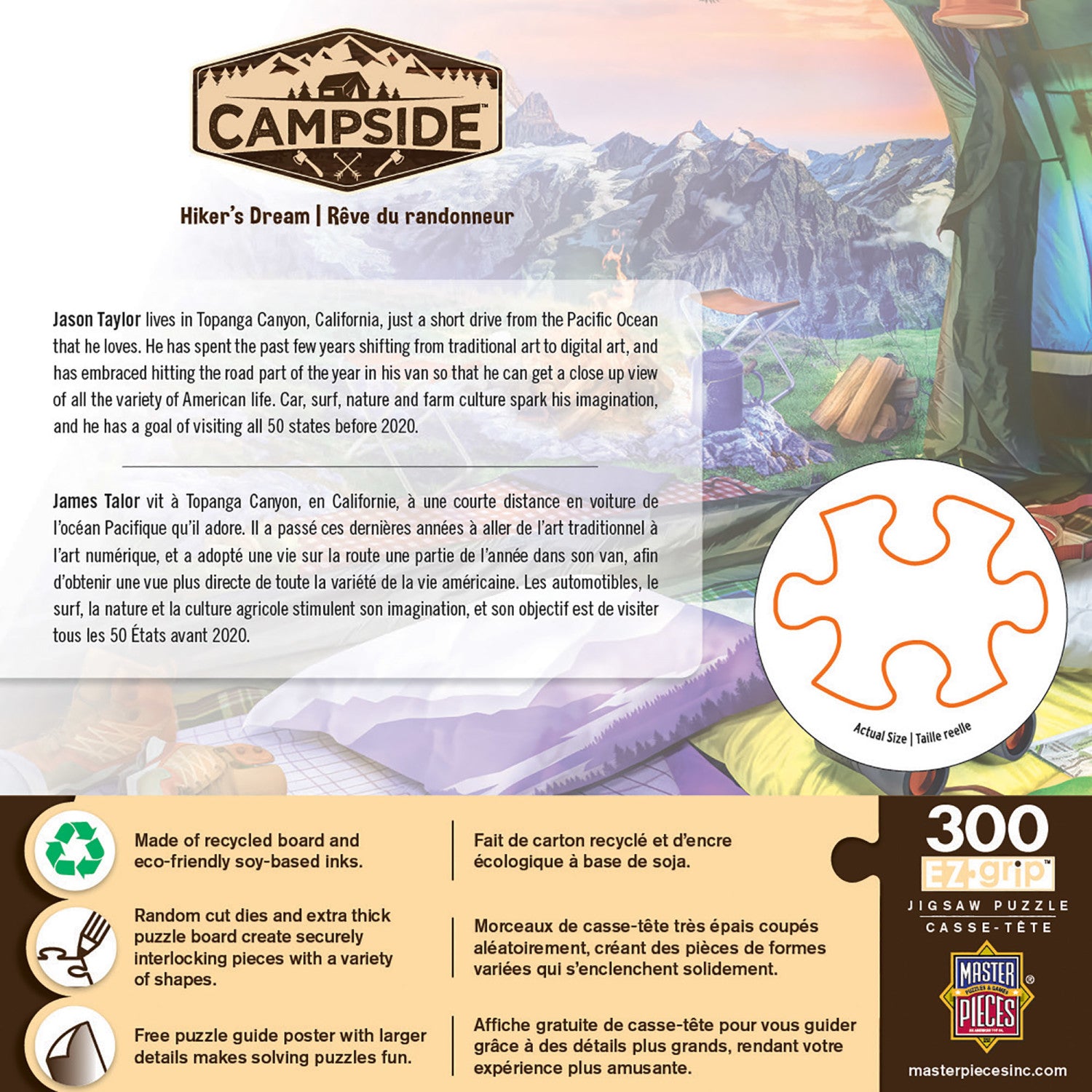 Campside - Hiker's Dream 300 Piece EZ Grip Jigsaw Puzzle