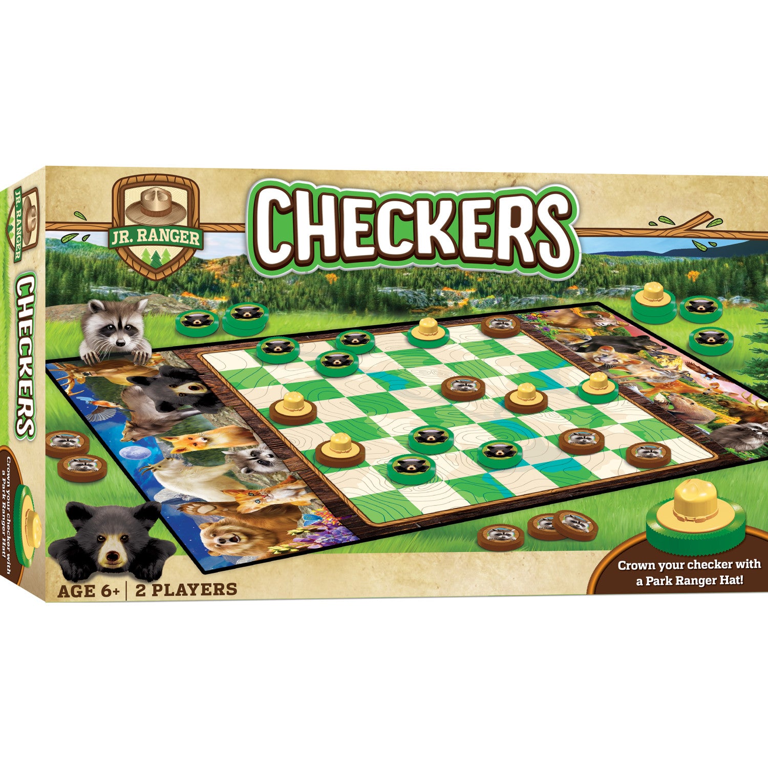 Jr. Ranger Checkers Board Game