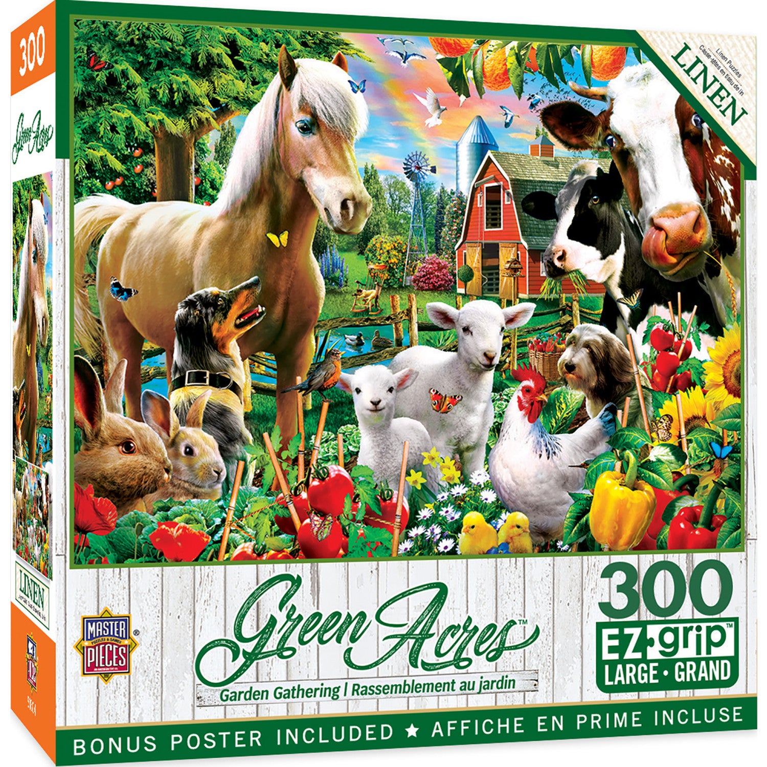 Green Acres - Garden Gathering 300 Piece EZ Grip Jigsaw Puzzle