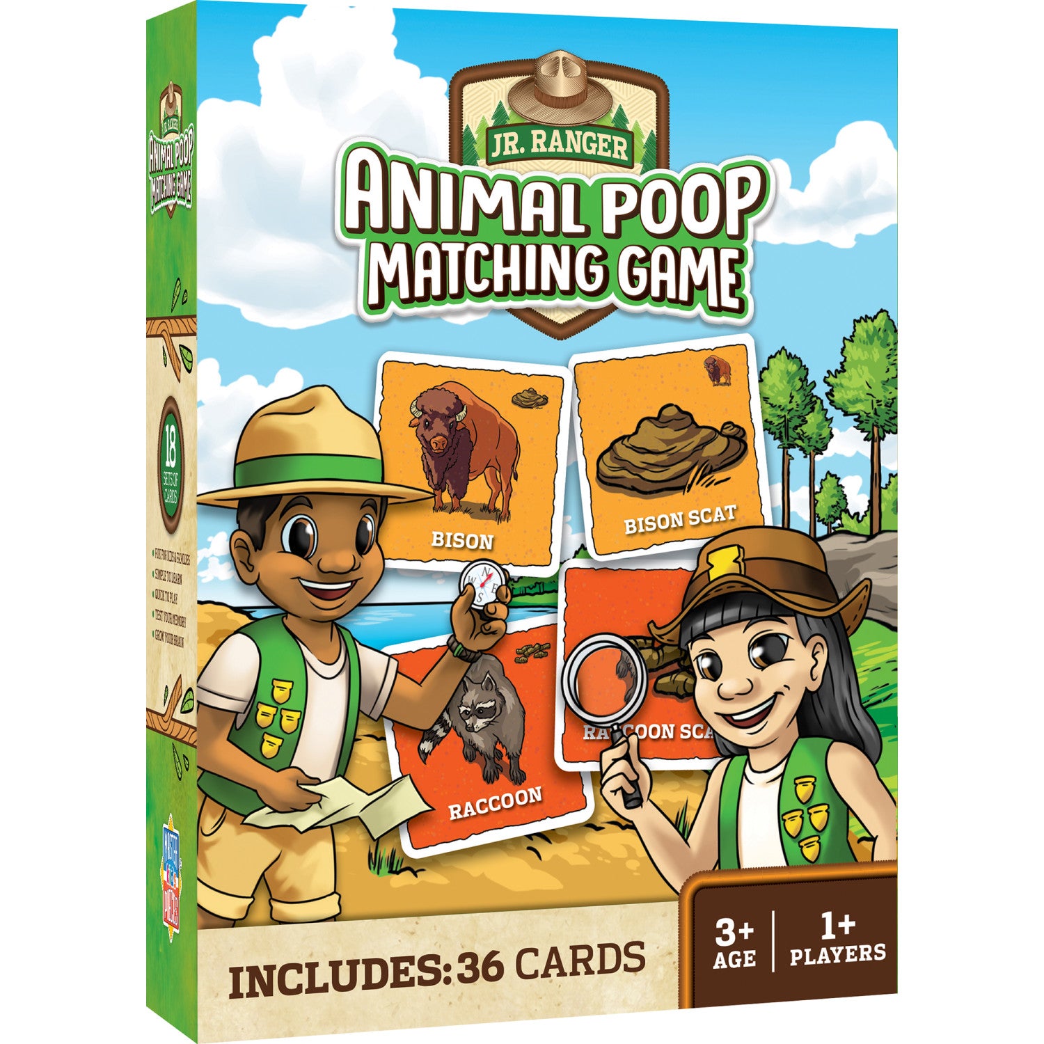 Jr. Ranger - Animal Poop Matching Game
