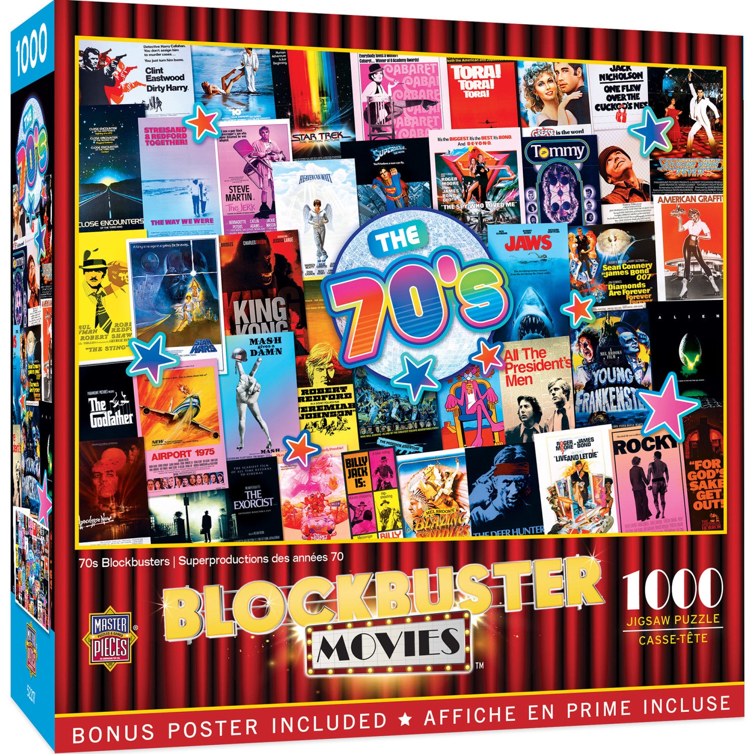 70's Blockbusters 1000 Piece Jigsaw Puzzle