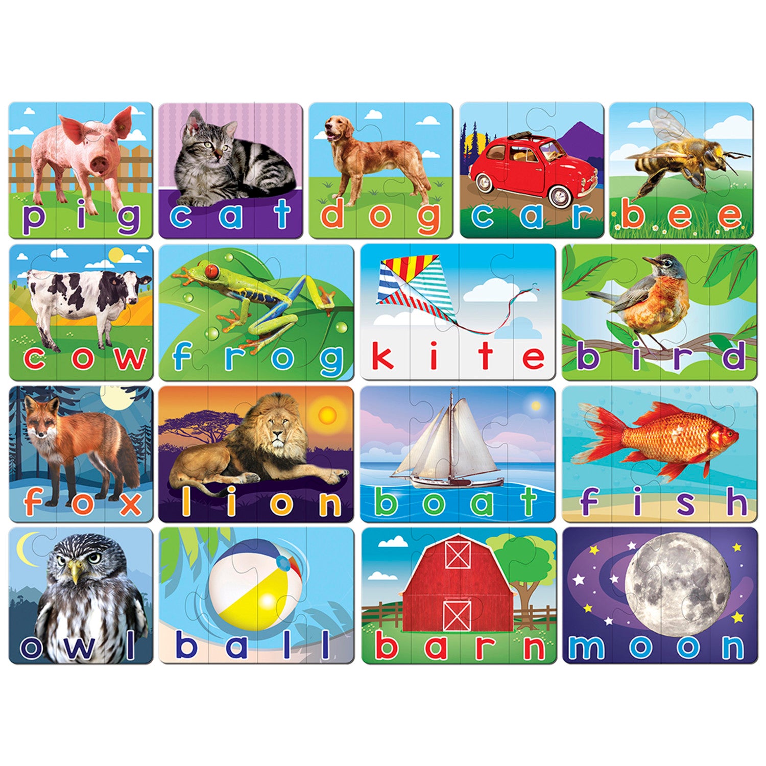 Educational - Spelling Matching Puzzles