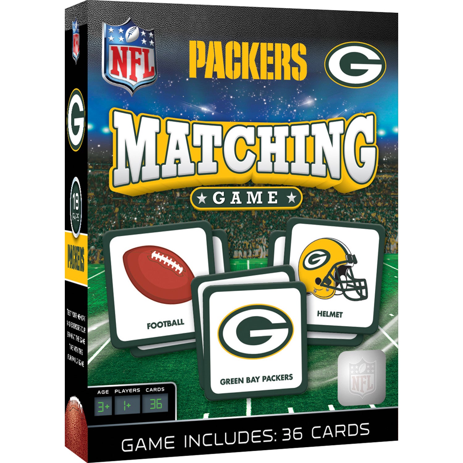 Green Bay Packers Matching Game