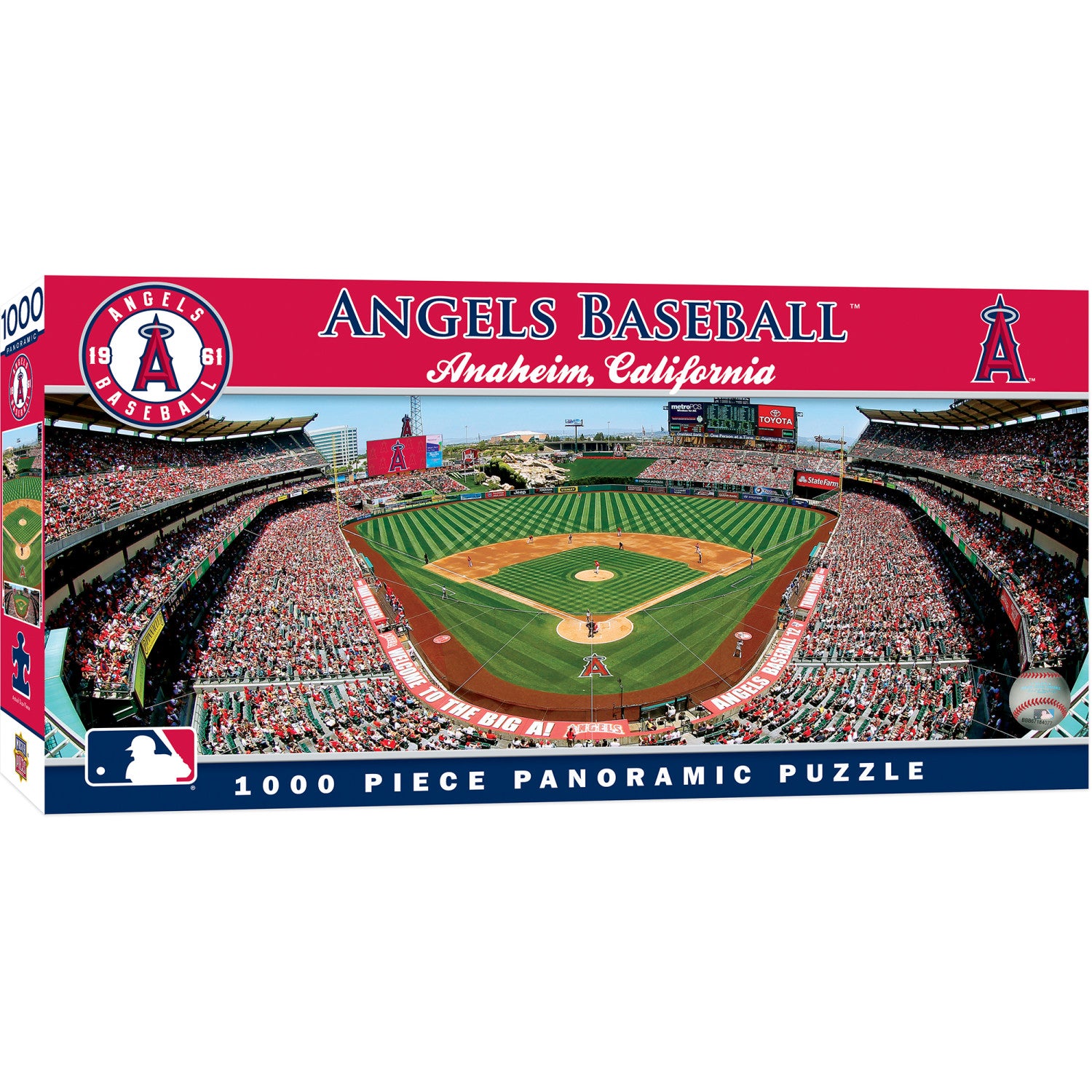 Los Angeles Angels - 1000 Piece Panoramic Jigsaw Puzzle