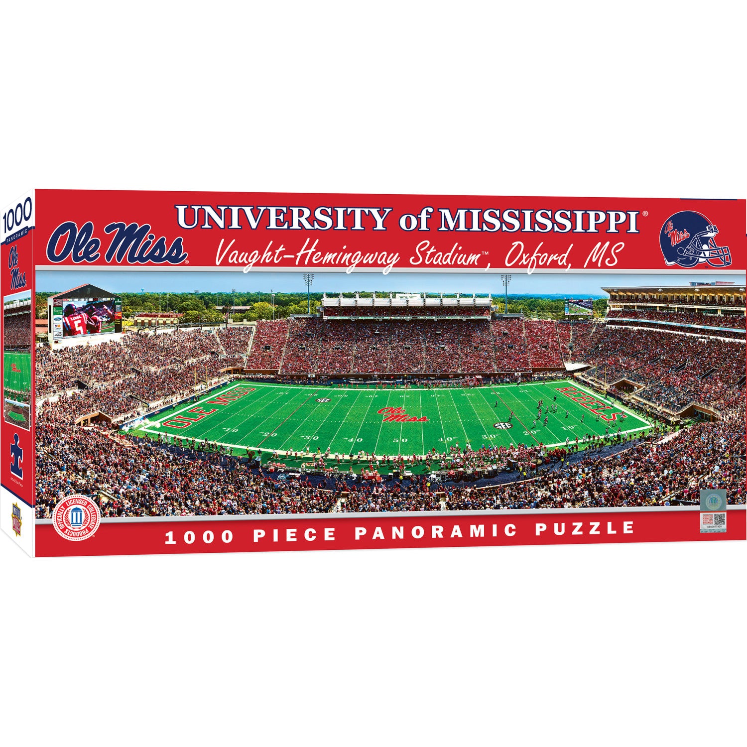 Ole Miss Rebels - 1000 Piece Panoramic Jigsaw Puzzle