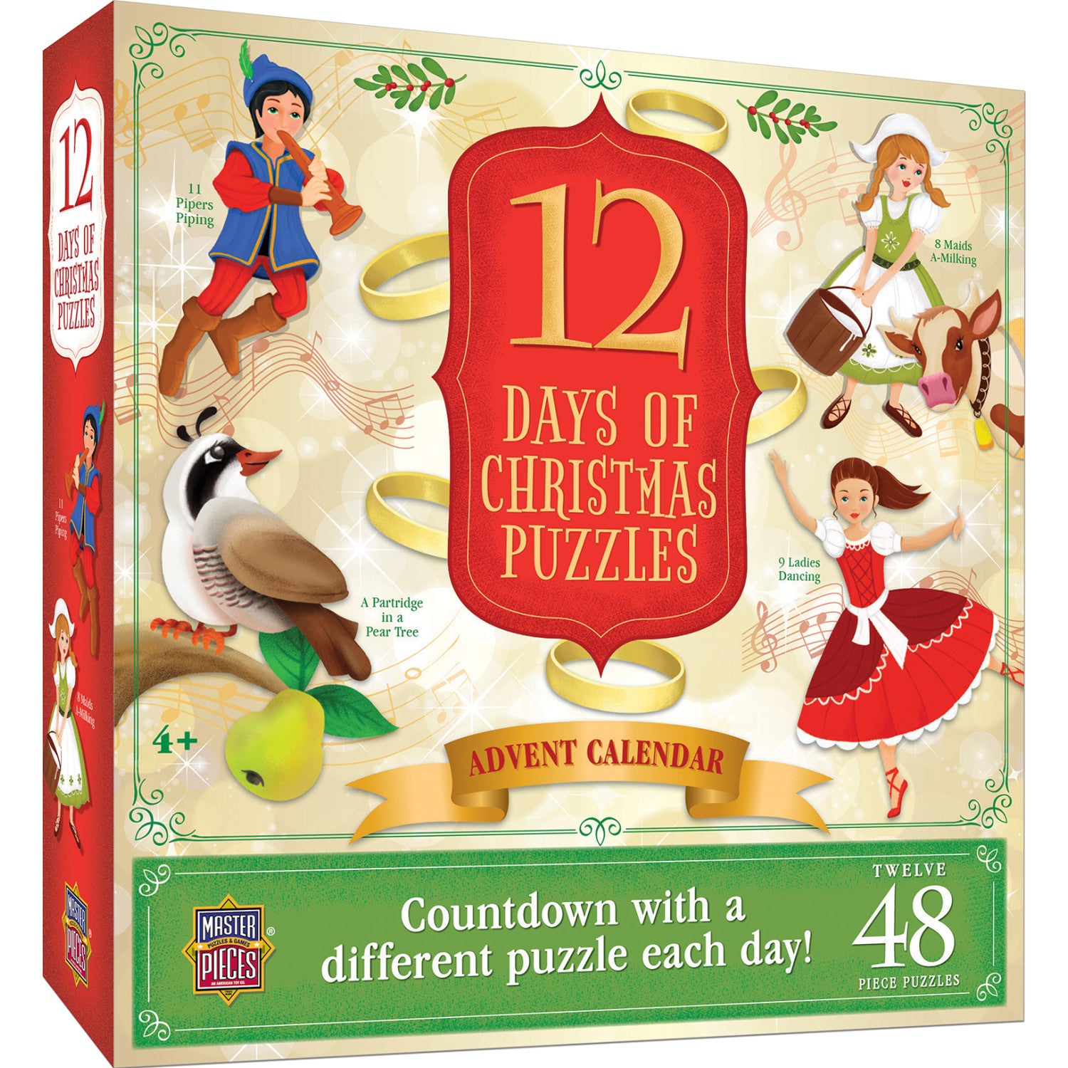 12 Days of Christmas Jigsaw Puzzles - Advent Calendar