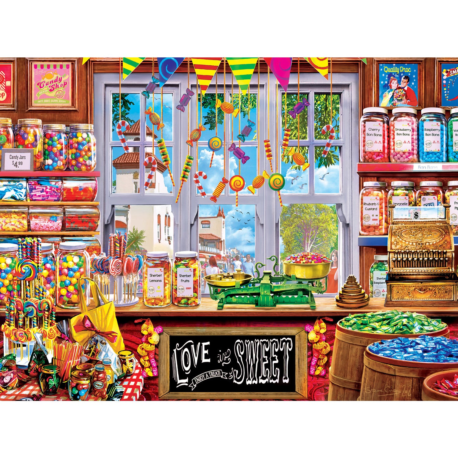 Shopkeepers - Love is Sweet 750 Piece Puzzle