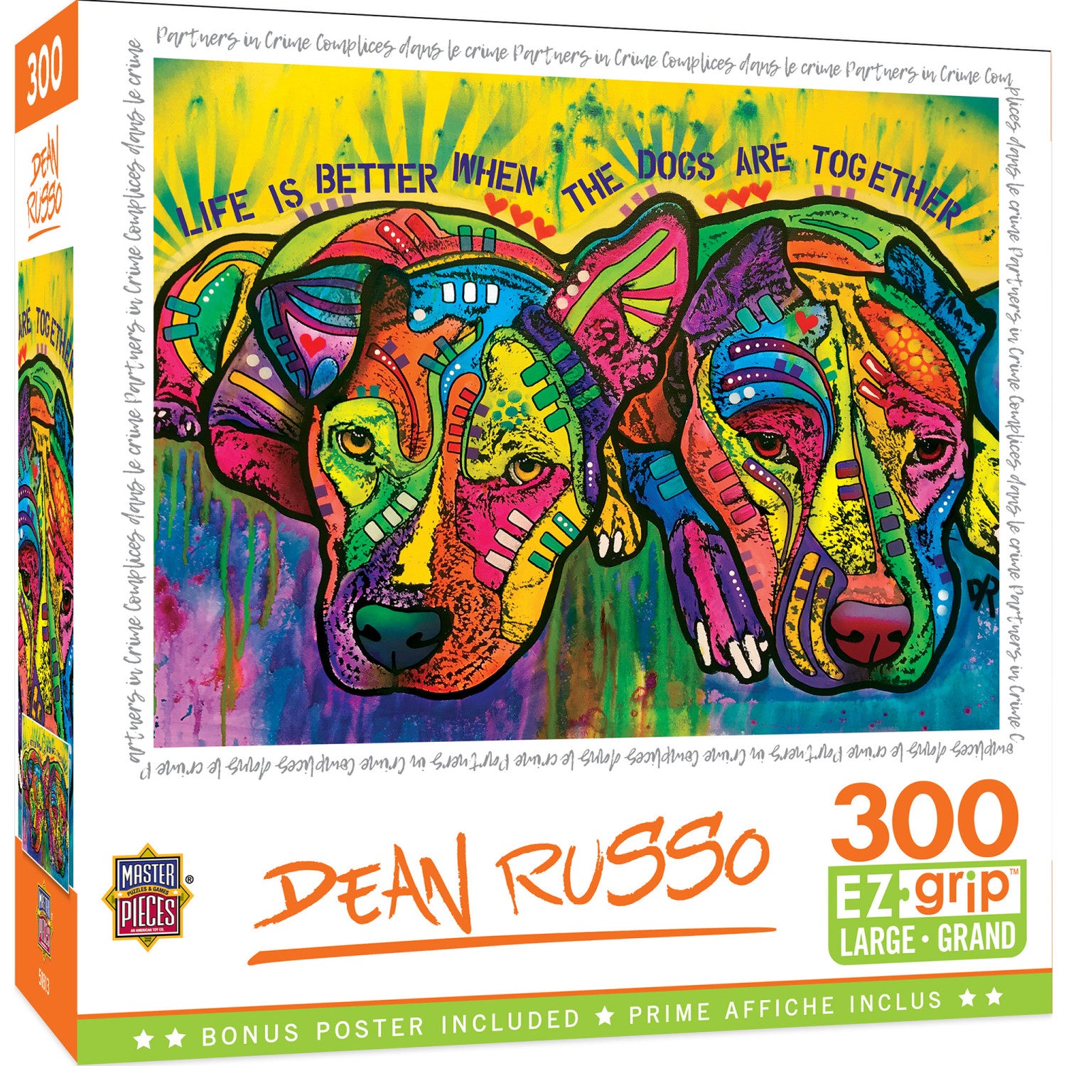 Dean Russo - Partners in Crime 300 Piece EZ Grip Jigsaw Puzzle