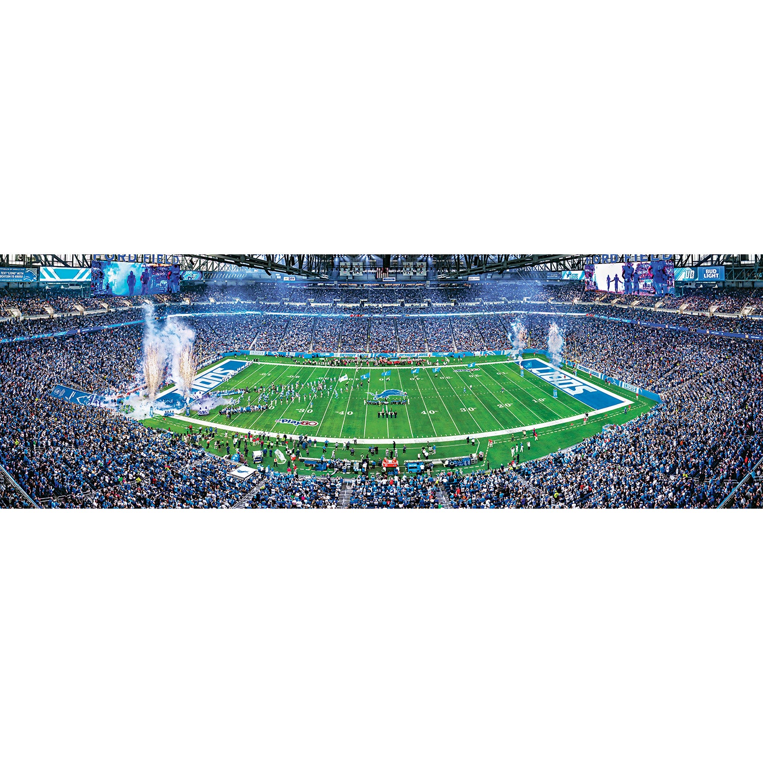 Detroit Lions NFL 1000pc Panoramic Puzzle