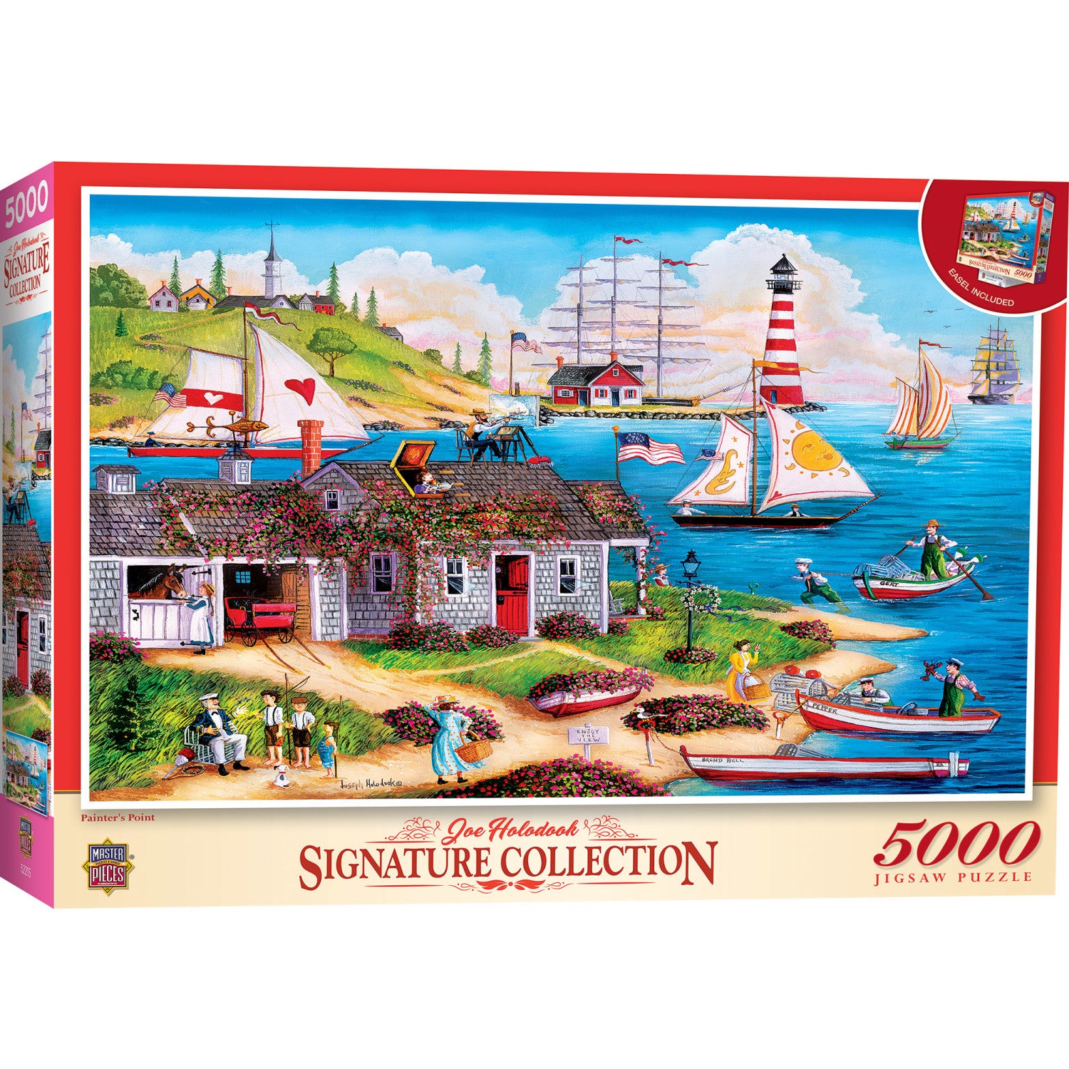 Signature Collection - Painter's Point 5000 Piece Jigsaw Puzzle - Flawed