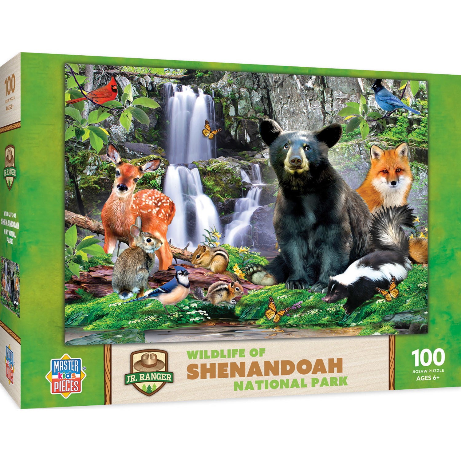 Wildlife of Shenandoah National Park - 100 Piece Jigsaw Puzzle