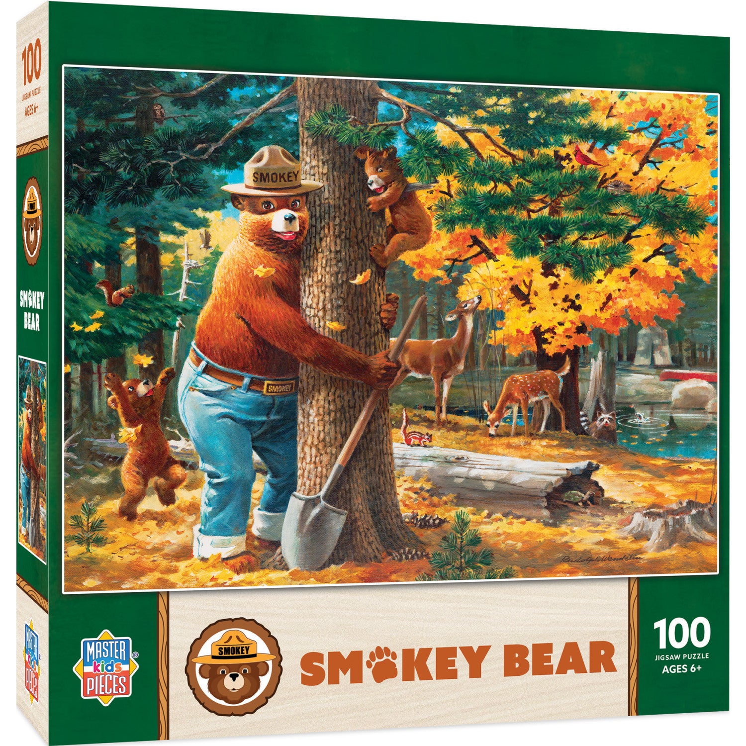 Smokey Bear - 100 Piece Jigsaw Puzzle