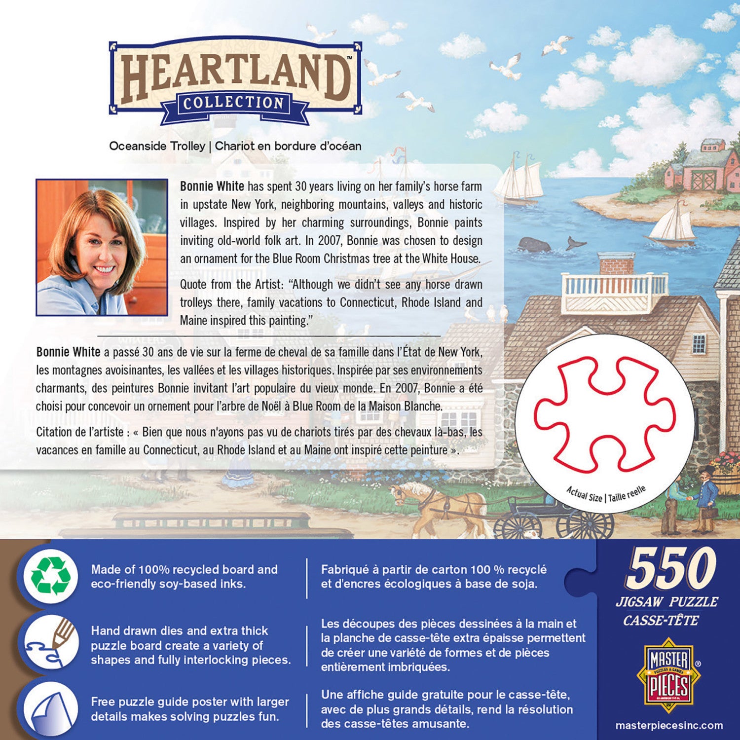 Heartland - Oceanside Trolley 550 Piece Jigsaw Puzzle