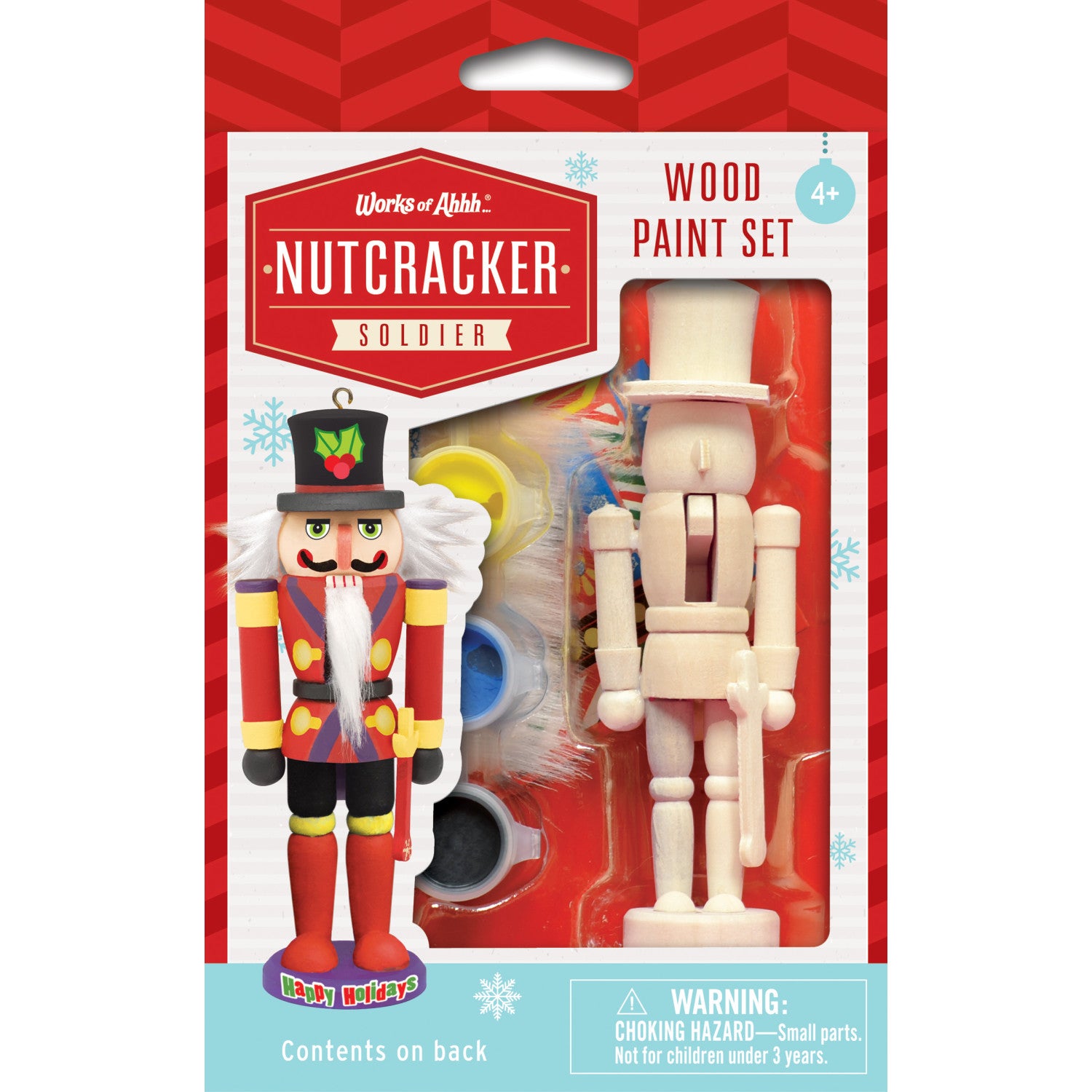 Nutcracker Soldier Ornament Wood Paint Kit