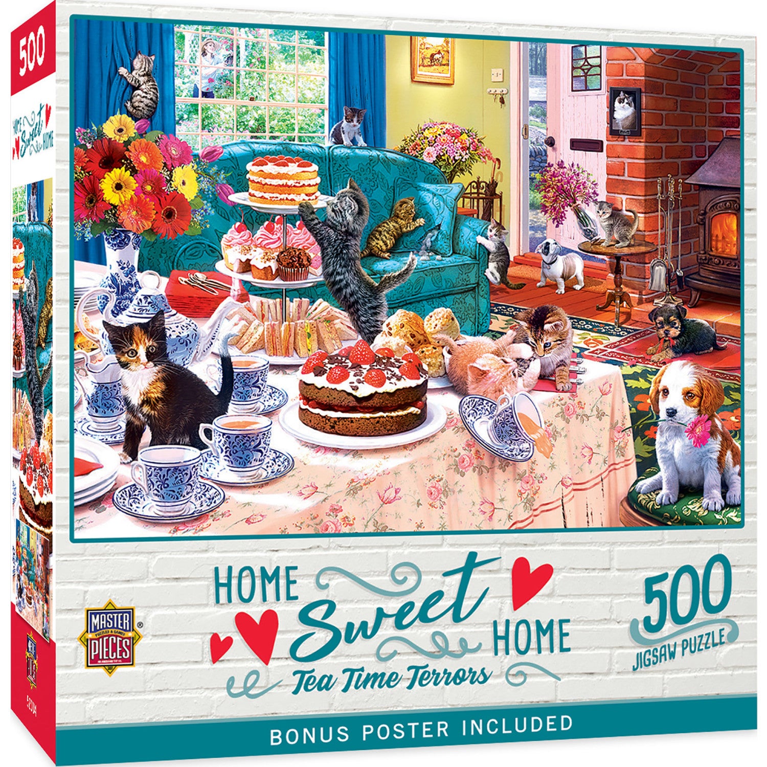 Home Sweet Home - Tea Time Terrors 500 Piece Jigsaw Puzzle