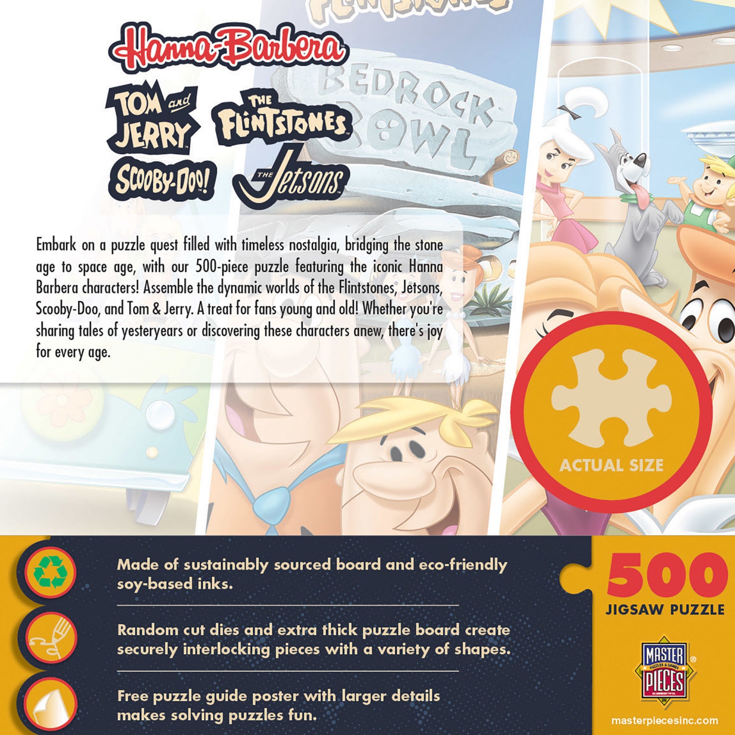 Hanna Barbera - Classics 500 Piece Puzzle