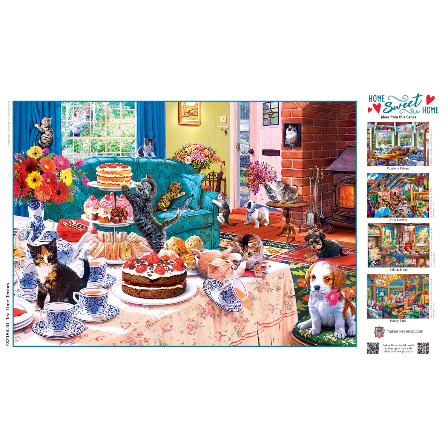 Home Sweet Home - Tea Time Terrors 500 Piece Jigsaw Puzzle