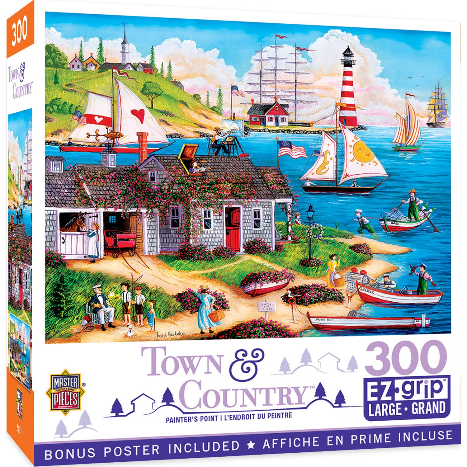 Town & Country - Painter's Point 300 Piece EZ Grip Jigsaw Puzzle