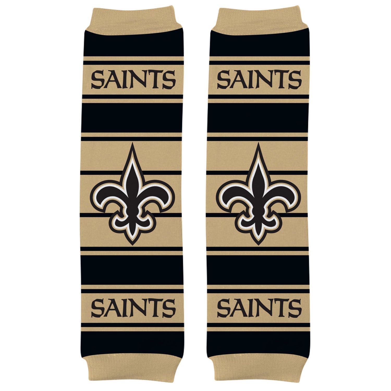 New Orleans Saints Baby Leg Warmers