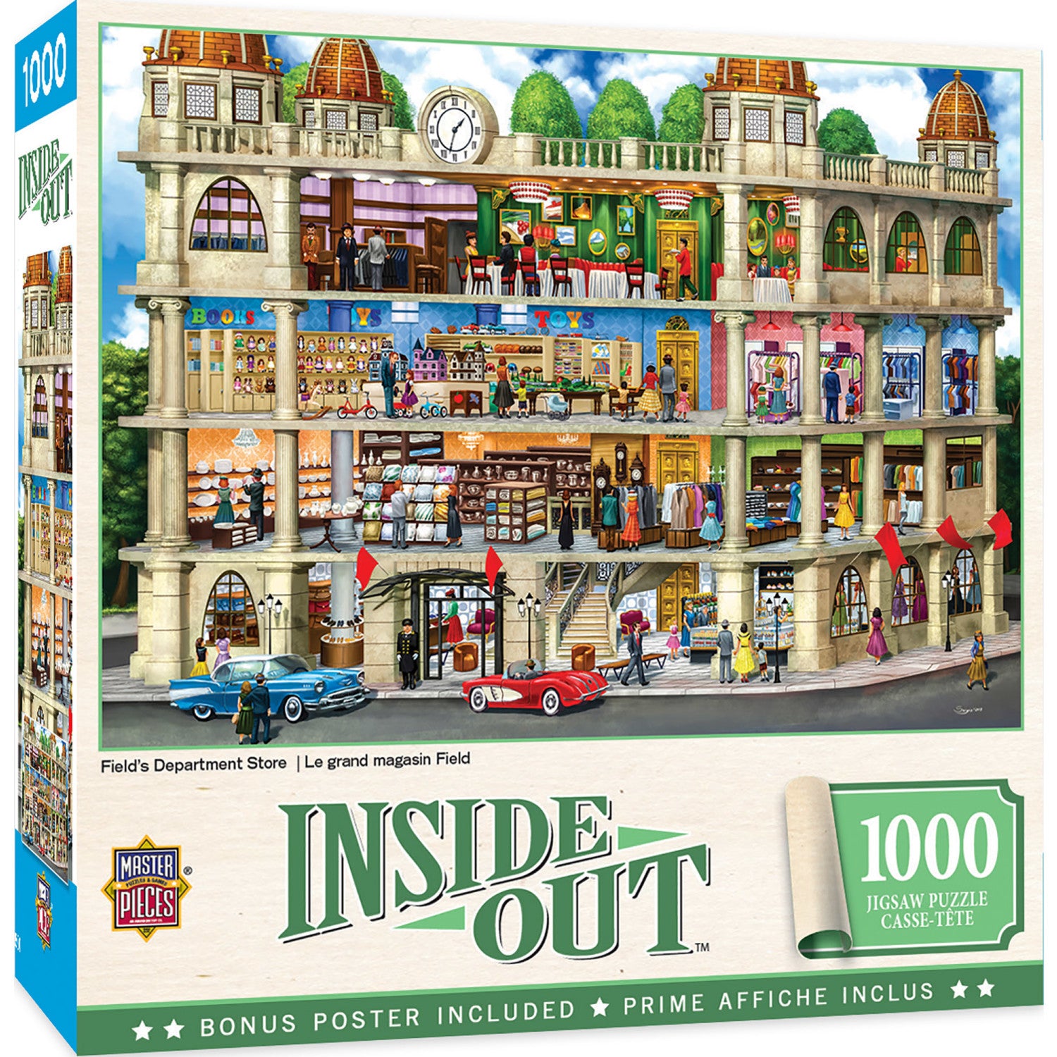 Inside Out - Field's Department Store 1000 Piece Jigsaw Puzzle
